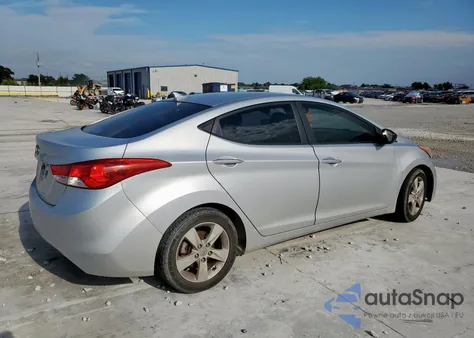 2012 Hyundai Elantra Gls из США, поврежденный, VIN KMHDH4AE5CU394891